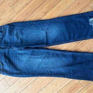 We The Free Dark Blue Straight Jeans